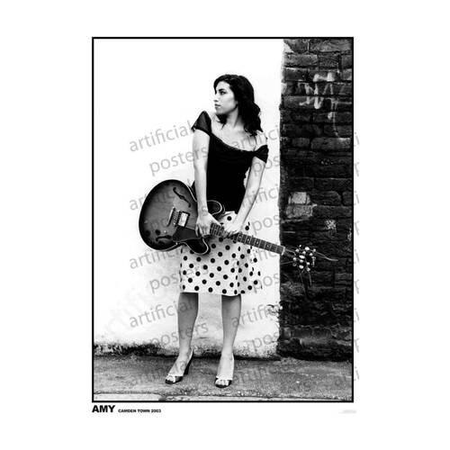 Music Amy Winehouse Camden Euro Wall Art Poster Room Decoration 81x60cm