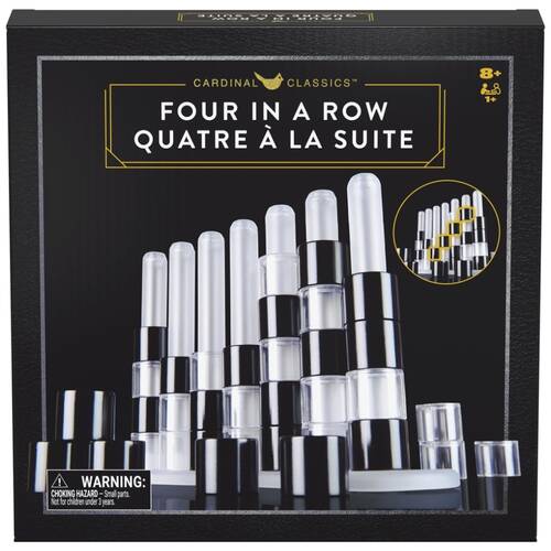 Cardinal Classic Kids/Family Four In A Row Board Strategy Game 10y+