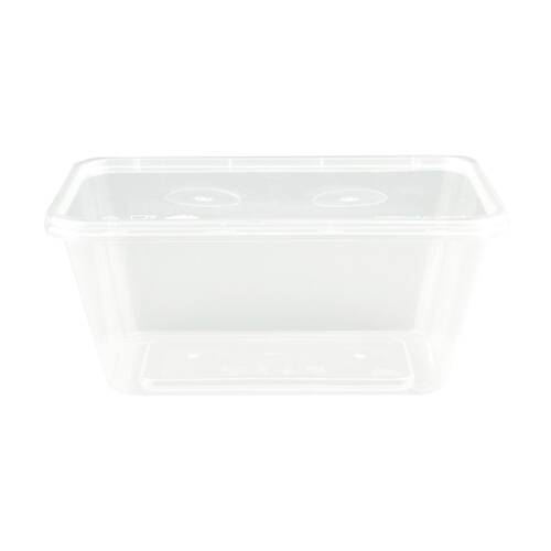 10x 20pc Partyware Rectangular Plastic Storage Container Set W/ Lids 1000ml