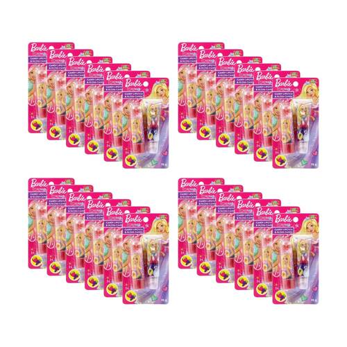 24PK Park Avenue Barbie Dreamtopia Candy Lipstick & Gloss 25g Assorted