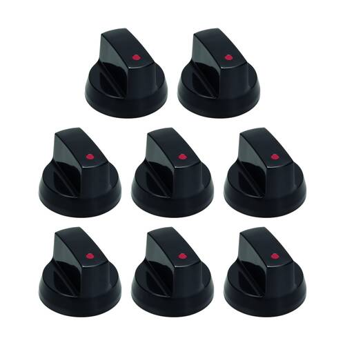 8PK Kookaburra Universal BBQ Knob Durable Fit For Standard Gas Cock Shaft