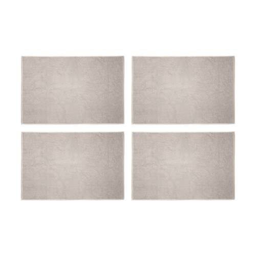 4PK Bambury Angove 950gsm Soft Absorbent Cotton Bath Mat 50x80cm Neutrals
