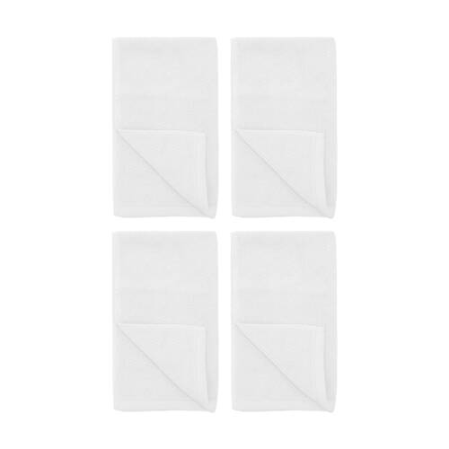 4PK Bambury Angove 950gsm Soft Absorbent Cotton Bath Mat 50x80cm White