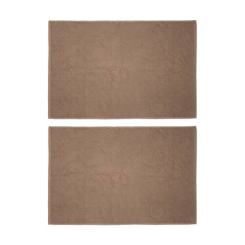 2PK Bambury Angove 950gsm Soft Absorbent Cotton Bath Mat 50x80cm Pink