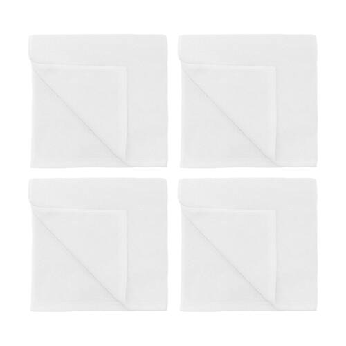 4PK Bambury Angove 600gsm Soft Absorbent Cotton Bath Sheet 80x160cm White