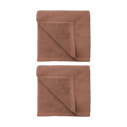 2PK Bambury Angove 600gsm Soft Absorbent Cotton Bath Towel 70x140cm Pink