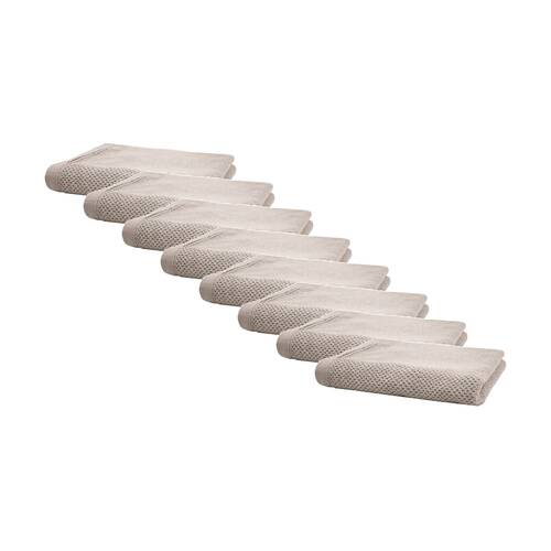 8PK Bambury Angove 600gsm Soft Absorbent Cotton Hand Towel 40x70cm Neutrals