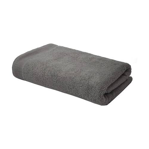 Bambury Elvire 600gsm Soft Absorbent Cotton Bath Sheet 80x160cm Grey