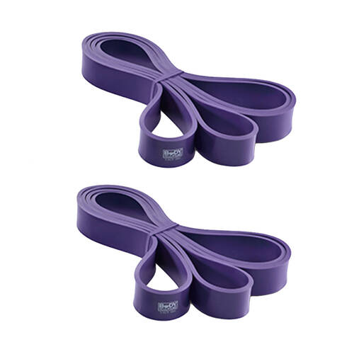 2PK Body Sculpture Strength Training Fitness Loop Resistance Band Purple