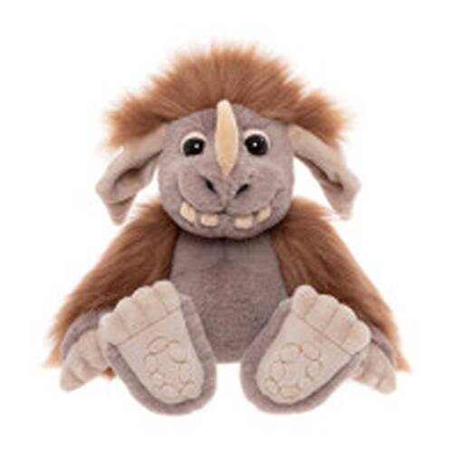 Charlie Bears Pebble Magical Ogre Plush Kids Soft Toy 18m+ Brown