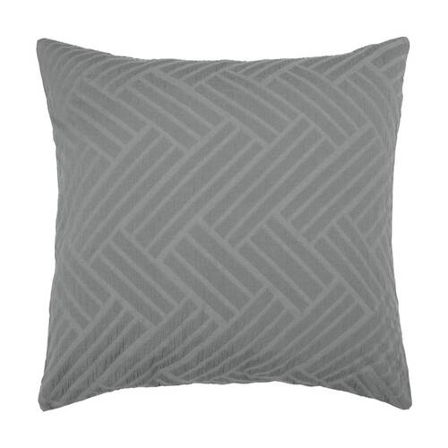Bambury Panama Jacquard European Pillowcase Steel Home Bedding 65x65cm