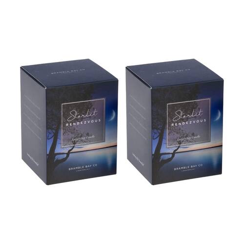 2PK Bramble Bay Ocean After Dark Starlit Rendezvous Candle Home Fragrance 300g