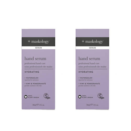 2PK Maskology Serumology Hand Serum 30ml Professional Hydrating Care