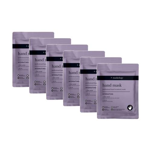 6PK Maskology Hand Mask Professional Treatment Hydrating Anti-Ageing