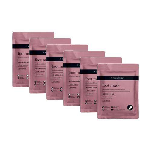 6PK Maskology Foot Mask Professional Treatment Nourishing Anti-Ageing