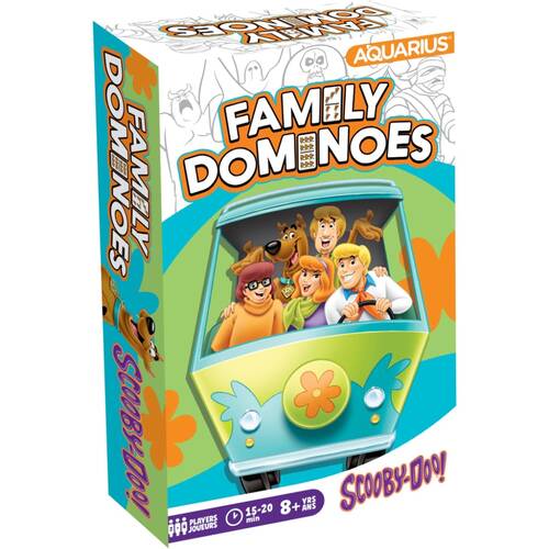Aquarius Scooby Doo Family Kids Fun Entertainment Dominoes Board Game 8Y+