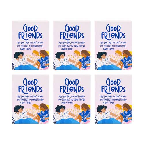 6PK Splosh Billie Good Friends Ceramic Magnet Embossed Blue 6x8x0.5cm