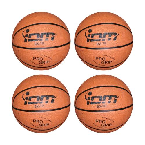 4PK Victor Sports Cellular Rubber Basketball Indoor Outdoor Grip Size 7