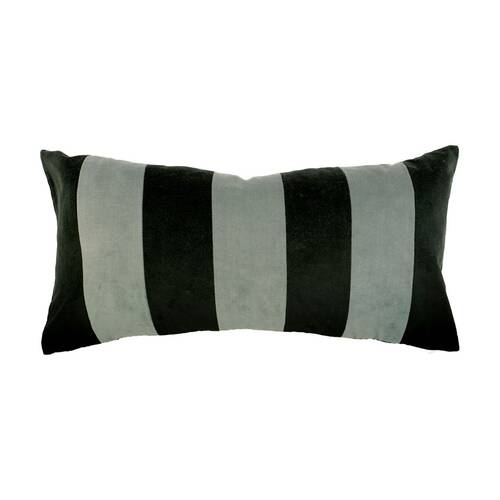 Bambury Cooper Rectangle Cotton Velvet?Cushion Throw Pillow Forest 30x60cm