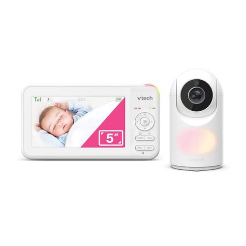 VTech?BM5650N?Video & Audio Baby Monitor W/?5in Colour Screen & Pan/Tilt Camera