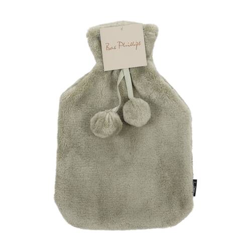 Bas Phillips Faux Mink Polyester?Hot Water Bottle Cover Sea Foam 2L 