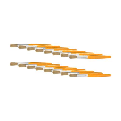 16PK Educational Colours Stubby Major Round Paint Brush Art/Craft Supplies