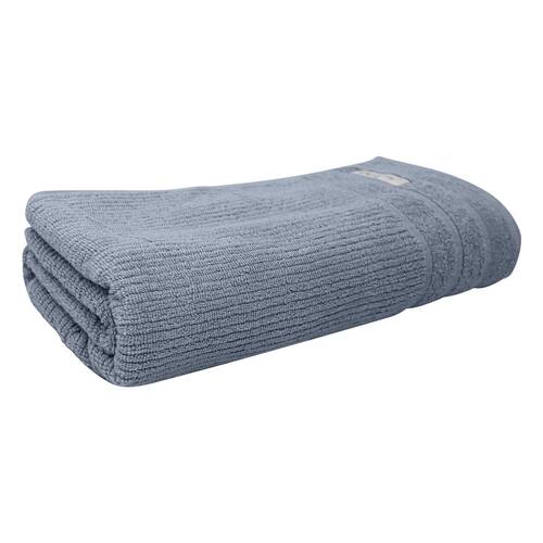Bas Phillips Cairo Ribbed Towel Collection Cotton Bath Sheet 160x80cm Mercury