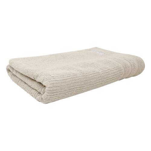 Bas Phillips Cairo Ribbed Collection Cotton Bath Towel 137x68cm Desert
