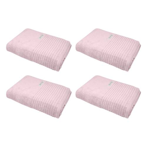 4x Bas Phillips Hayman Zero Twist Bath Sheet 600Gsm Cotton 160x80cm Orchid