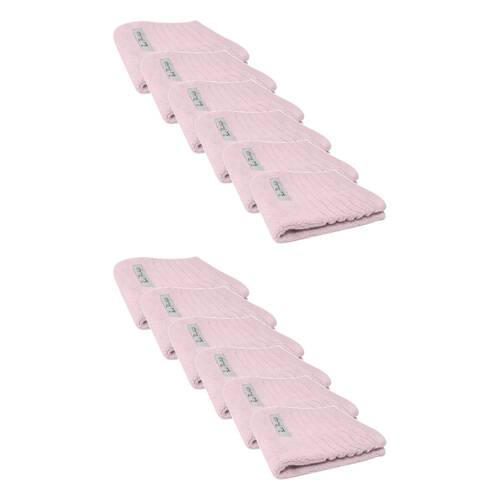 12x Bas Phillips Hayman Zero Twist Face Washer Towel 600Gsm Cotton 33cm Orchid