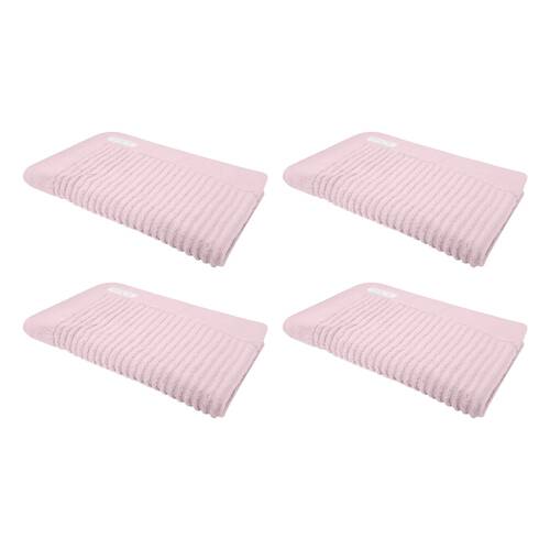 4x Bas Phillips Hayman Zero Twist Bath Mat 600Gsm Cotton 78x48cm Orchid