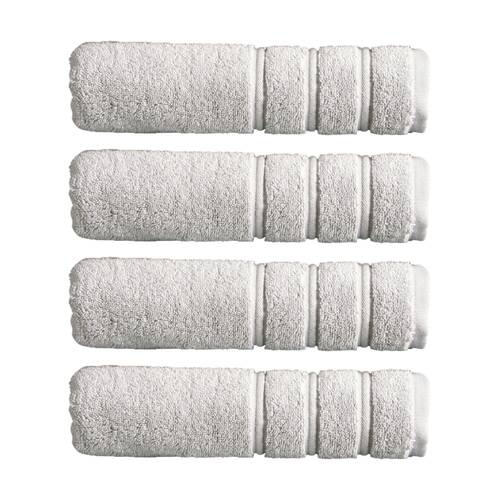 4PK Christy Antalya Turkish Cotton Bath Towel 600GSM Soft Absorbent Lunar King