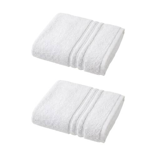 2PK Christy Antalya Turkish Cotton Hand Towel 600GSM Soft Absorbent White King