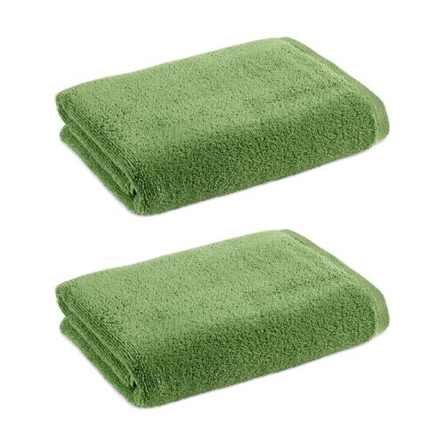 2PK Christy Cirrus Bath Towel Combed Cotton 450GSM Fast Drying Apple Green