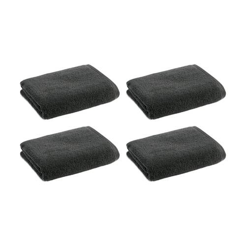 4PK Christy Cirrus Bath Towel Combed Cotton 450GSM Fast Drying Charcoal