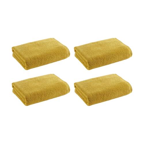 4PK Christy Cirrus Bath Towel Combed Cotton 450GSM Fast Drying Sunflower