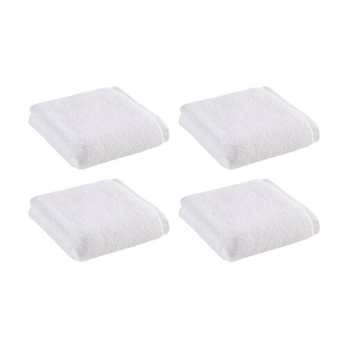 4PK Christy Cirrus Hand Towel Combed Cotton 450GSM Fast Drying White