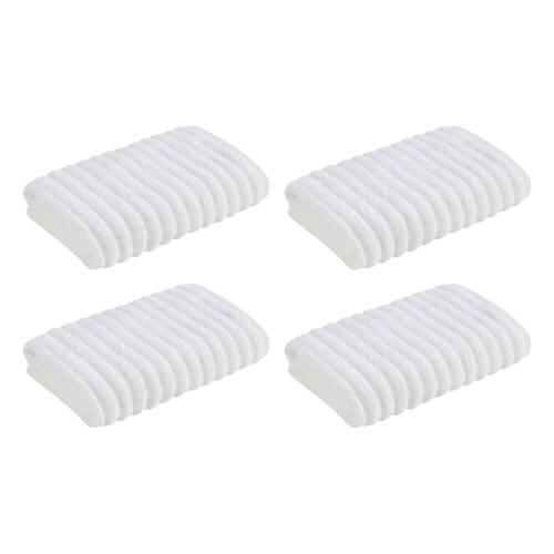 4x Christy Kensington Bathroom King Bath Towel Cotton 147x76 cm White