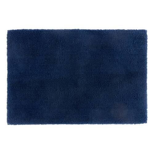 Christy Kensington Bathroom Bath Mat Microfibre 90x60 cm Navy
