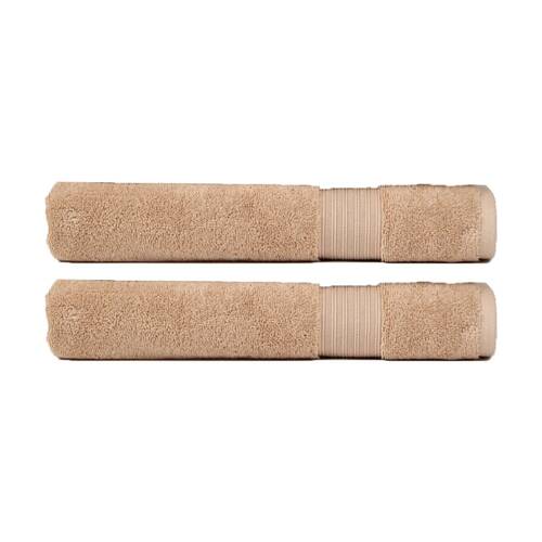 2PK Christy Sovereign Combed Cotton Bath Towel 650GSM Plush Soft Stone King