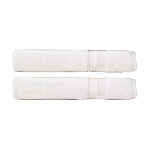 2PK Christy Sovereign Combed Cotton Bath Towel 650GSM Plush Soft White King