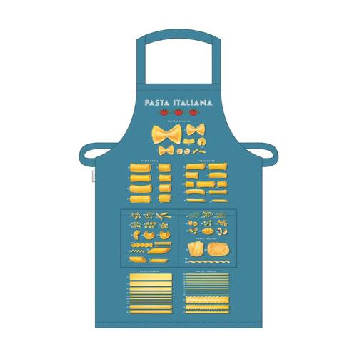 Cavallini Apron Cotton Adjustable Fit & Front Pocket Kitchen Wear Pasta