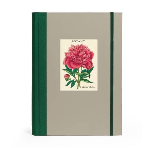 Cavallini Window Journal Hardcover Elastic Closure Lined Page Notebook Botanica