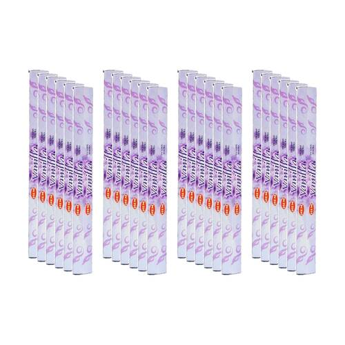 24PK HEM Home Fragrance Scented Smelling Incense Sticks Packet Set Vanilla