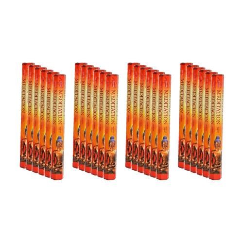 24PK HEM Home Fragrance Scented Smelling Incense Sticks Packet Set Meditation