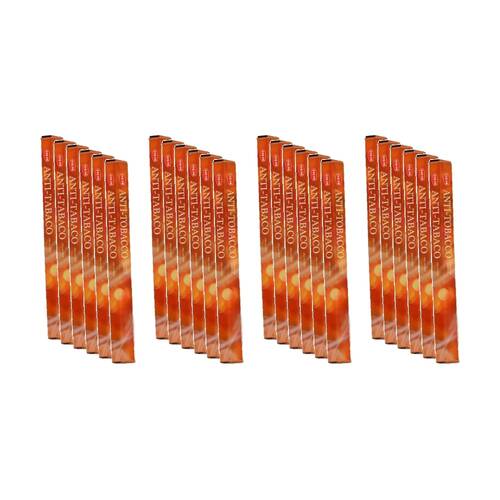 24PK HEM Home Fragrance Scented Smelling Incense Sticks Packet Set Anti Tobacco