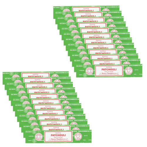 24PK Satya Home Fragrance Scented Incense Sticks Packet Set 15gm Patchouli