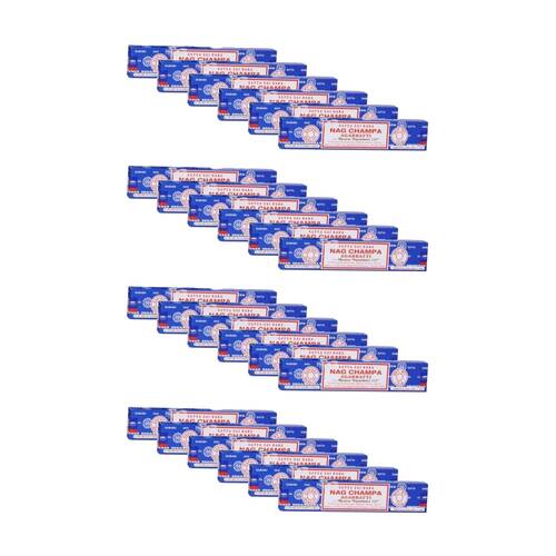 24PK Satya Home Fragrance Scented Incense Sticks Packet Set 15gm Nag Champa