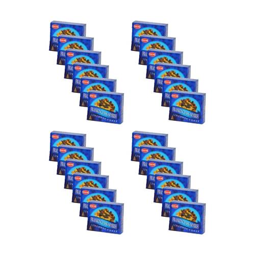 24x 10pc HEM Home Fragrance Scented Incense Cones Packet Set Frankincense Myrrh