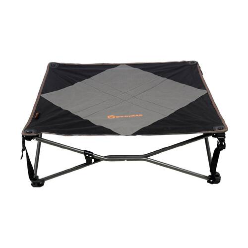 Wildtrak Deluxe Folding Pet Camp Bed XL With Removable Cover 95x95cm